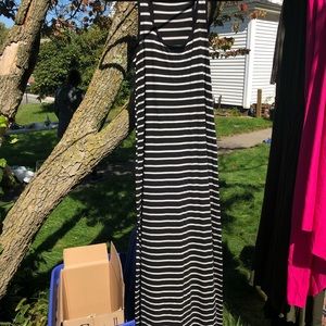 Striped maxi